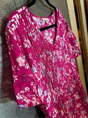 WW Pleated Bodice Maxi 1X NWOT